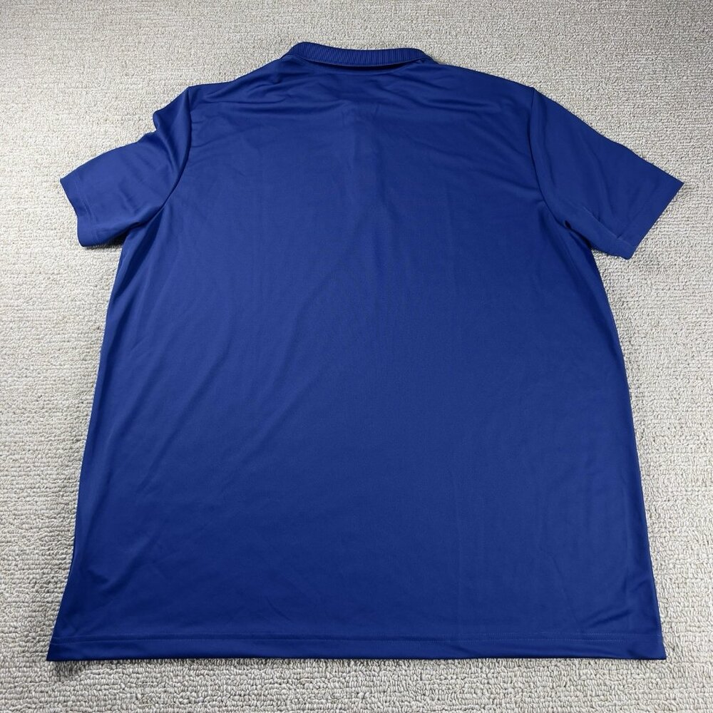 Adidas Golf Peach Bowl Challenge Short Sleeve Polo Shirt Blue Men’s Size XXL - Picture 7 of 8